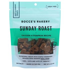 Bocce's Bakery - Dog Trt Sunday Roast Sft - Case Of 12-6 Oz Bocce's Bakery - Dog Trt Sunday Roast Sft - Case Of 12-6 Oz